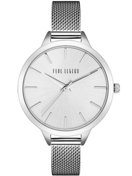 ZEGAREK DAMSKI PAUL LORENS - PL10296B-3C1 Srebrna bransoleta mesh + BOX