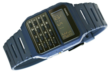 Zegarek męski Casio CA-53WF-2BEF Cyfrowy niebieski pasek + BOX