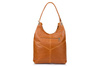 Torebka Skórzana Damska Duża Worek Pojemny Kamel Beltimore 970 : Kolory - Brązowy, Beżowy