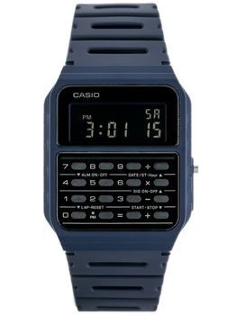 ZEGAREK MĘSKI CASIO VINTAGE CA-53WF-2BCF Cyfrowy Granatowy pasek + BOX