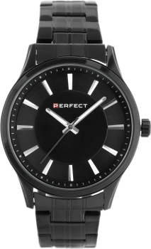 ZEGAREK MĘSKI NA CZARNEJ BRANSOLECIE NA PREZENT PERFECT M119-07 + BOX