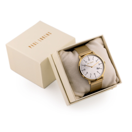 ZEGAREK DAMSKI ZŁOTA BRANSOLETA MESH PAUL LORENS - PL11503B-3D1 + BOX