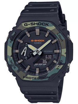 ZEGAREK MĘSKI CASIO G-SHOCK OCTAGON GA-2100SU-1AER Grafitowy pasek + BOX