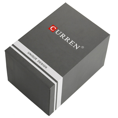 ZEGAREK MĘSKI CURREN 8421 Granatowy pasek silikonowy + BOX
