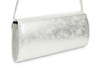Srebrna Damska Torebka Kopertówka Wieczorowa Beltimore W20 : Kolory - Szary, Srebrny