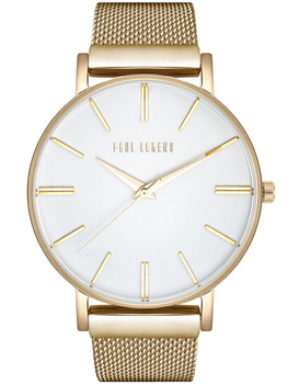 ZEGAREK DAMSKI PAUL LORENS - PL10401B-3D1 Złota bransoleta siatka + BOX