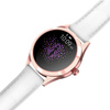 SMARTWATCH DAMSKI BIAŁY PASEK SKÓRZANY TARCZE KROKI POWIADOMIENIA G.Rossi SW017-5