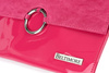 Różowa Oryginalna Damska Torebka Kopertówka Na Pasku Usztywniana W63 : Kolory - Różowy