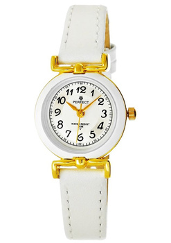Zegarek Dziecięcy Komunijny Perfect  LP004-4 Biały pasek skórzany DLA DZIEWCZYNKI