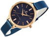 ZEGAREK DAMSKI G. ROSSI - 10296B3-6F3 Granatowa bransoleta  + BOX