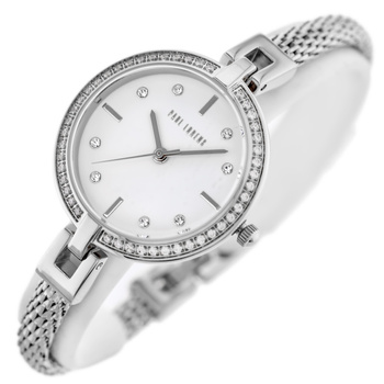 ZEGAREK DAMSKI PAUL LORENS - PL10665B-3C1 Srebrna bransoleta wąska + BOX