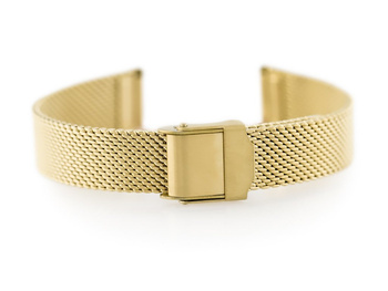 Bransoleta 302G - siatka HQ - złota - 14mm
