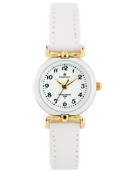 ZEGAREK DZIECIĘCY PERFECT LP004-02 - KOMUNIJNY - biały (zp801a) + BOX