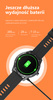 SMARTWATCH MĘSKI CZARNY PASEK SPORTOWY PULS KROKI G. ROSSI SW018-1 WŁASNE TARCZE