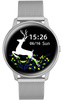SMARTWATCH DAMSKI SREBRNA BRANSOLETA KOBIECY SPORT PULS SMS FB ZDJĘCIA G. Rossi SW015-3
