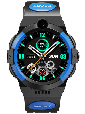 SMARTWATCH DZIECIĘCY PACIFIC 31-2 KIDS - black/blue (sy027b)