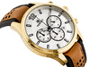 ZEGAREK MĘSKI PERFECT CH01L - CHRONOGRAF Czarno brązowy pasek skórzany + BOX
