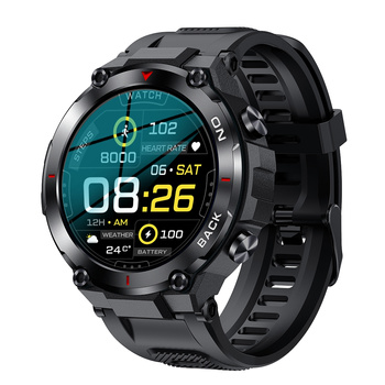 Smartwatch Gravity GT8-1 Czarny pasek SPORT ROZMOWY POGODA