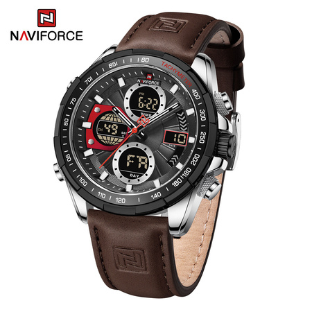 ZEGAREK MĘSKI NAVIFORCE NF9197L S/B/D.BN + BOX