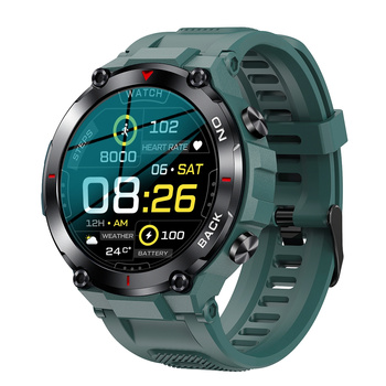 Smartwatch Gravity GT8-3 Zielony pasek SPORT ROZMOWY POGODA