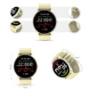 Smartwatch Damski Gravity GT1-6 Beżowy pasek SPORT KROKI PULS