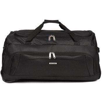 Torba Podróżna Czarna Na Kółkach Duża Xl Stelaż Bellugio T09