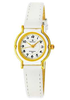 Zegarek Dziecięcy Komunijny Perfect  LP283-2 Biały pasek skórzany NA KOMUNIĘ
