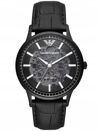 Zegarek męski EMPORIO ARMANI SKELETON AUTOMATIC AR60042 (zi055c)