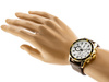ZEGAREK MĘSKI PERFECT CH02L - CHRONOGRAF Brązowy pasek skórzany + BOX