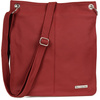 Bordowa Torebka Damska Skórzana Listonoszka Duża A4 Beltimore 972 : Kolory - Czerwony