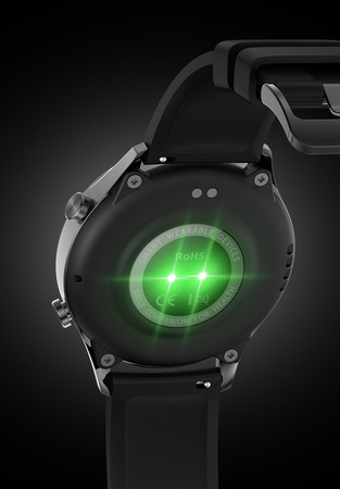 SMARTWATCH MĘSKI CZERWONY PASEK SPORTOWY KROKI PULS ROZMOWY G. Rossi SW019-3