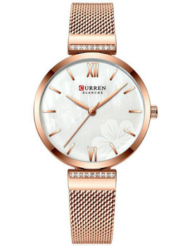 ZEGAREK DAMSKI CURREN 9067 Bransoleta różowe złoto + BOX