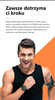 SMARTWATCH MĘSKI CZARNY PASEK SPORTOWY PULS KROKI G. ROSSI SW018-1 WŁASNE TARCZE