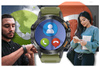SMARTWATCH MĘSKI ZIELONY PASEK WYKONYWANIE POŁĄCZEŃ CIŚNIENIOMIERZ GRAVITY GT9-12 