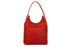 Torebka Skórzana Damska Duża Worek Pojemny Czerwony Beltimore  970 : Kolory - Czerwony