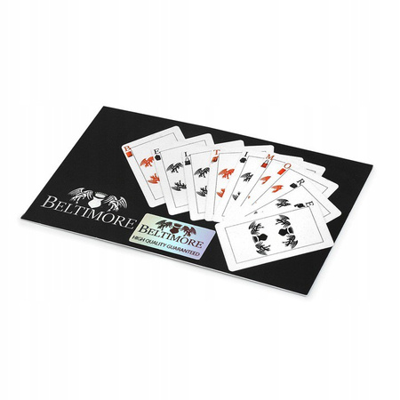 Beltimore Skórzany Licowy Pasek Męski Czarny Premium E17 : Rozmiar Pasków - R.125-140 Cm