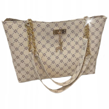 BEŻOWA TOREBKA DAMSKA MAŁA NA ŁAŃCUSZKU RAMIĘ SKÓRA EKO D07