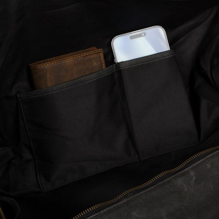 Torba Podróżna Skórzana Weekendowa Ekskluzywna Skóra Nubuk Beltimore X50