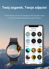 SMARTWATCH MĘSKI CZERWONY PASEK SPORTOWY KROKI PULS ROZMOWY G. Rossi SW019-3