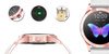 SMARTWATCH DAMSKI BIAŁY PASEK SKÓRZANY TARCZE KROKI POWIADOMIENIA G.Rossi SW017-5