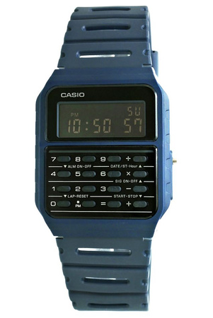 Zegarek męski Casio CA-53WF-2BEF Cyfrowy niebieski pasek + BOX