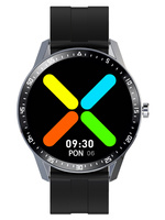 SMARTWATCH MĘSKI CZARNY PASEK SPORTOWY PULS KROKI G. ROSSI SW018-1 WŁASNE TARCZE