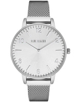 ZEGAREK DAMSKI PAUL LORENS - PL12177B6-3C1 Srebrna bransoleta mesh + BOX