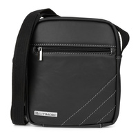 Beltimore Torba Męska Na Ramię Skórzana Czarna Pasek F17 : Kolory - Czarny
