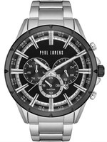 ZEGAREK MĘSKI PAUL LORENS - PL13605B-1C1 Srebrna bransoleta Datownik + BOX