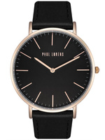 ZEGAREK DAMSKI PAUL LORENS - PL11014A7-1A4 Czarny pasek skórzany NA PREZENT  + BOX