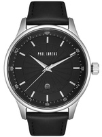 ZEGAREK MĘSKI PAUL LORENS - PL11652A5-1A1 Czarny pasek skórzany KLASYKA + BOX