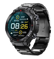 Smartwatch męski Gravity GT8-2 Czarny pasek SPORT ROZMOWY POGODA