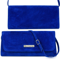 Chabrowa Damska Torebka Kopertówka Wieczorowa Beltimore W65 : Kolory - Niebieski