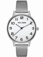 ZEGAREK DAMSKI PAUL LORENS - PL11715B2-3C1 Srebrna bransoleta Biała tarcza + BOX